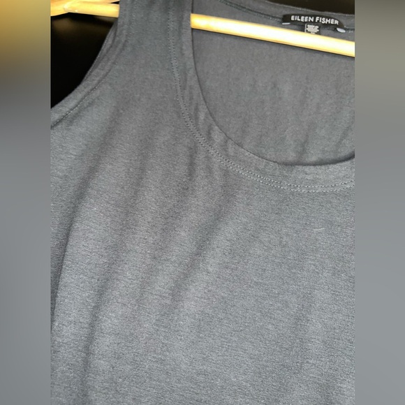 Eileen Fisher Dark Grey Sleeveless Soft & Stretchy Rayon Tank Size Medium EUC - Picture 5 of 6